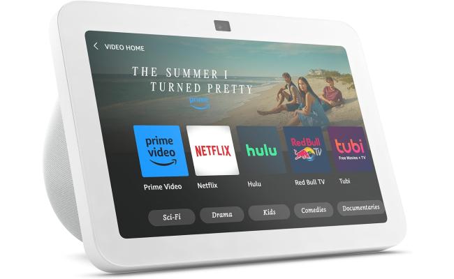 Amazon Echo Show 8 (3rd Gen, 2023 release) 8" Smart Display with Alexa Spatial Audio Smart Home Hub - Glacier White