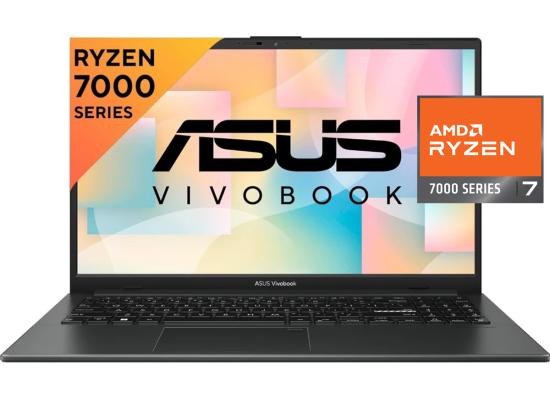 Asus VivoBook 16 (2023) M1605YA NEW 7th Gen AMD Ryzen 7 8-Cores w/ BIG 16" IPS Display & Fast Charging (Customized) - Black