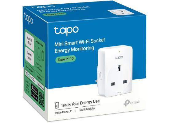 TP-Link Tapo P100 Smart Plug Outlet Wi-Fi Works with Alexa &oogle Home Max 13A Wireless Smart Socket Device Sharing, Alexa Plug - White