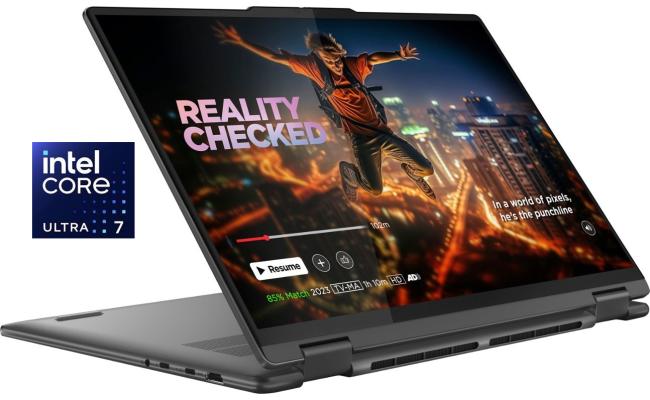 Lenovo YOGA 7 16 (2024) NEW Intel Core Ultra 7 12-Cores 2-in-1 Touch Display w/ Intel® AI Boost  , Full Metal & BIG Battery - Storm Grey