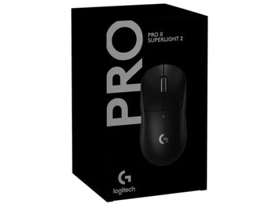 Logitech NEW G PRO X SUPERLIGHT 2 LIGHTSPEED Wireless 4K Polling Lightweight LIGHTFORCE Hybrid Switches HERO 2 Sensor 32,000 DPI USB-C Charging, PC & Mac , Black