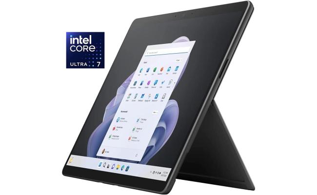 Microsoft Surface Pro 10 (2024) Intel Core Ultra 7 12-Cores AI-Powered 2-in-1 Touch (512GB/16GB) w/ 2.8K 120Hz Display & 256GB Storage - Graphite