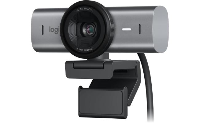 Logitech MX Brio Ultra HD 4K Streaming Webcam 1080p at 60 FPS USB-C Webcam Cover For Microsoft Teams, Zoom, Google Meet - Graphite Logitech MX Brio Ultra HD 4K Streaming Webcam 1080p at 60 FPS USB-C Webcam Cover For Microsoft Teams, Zoom, Google Meet - Graphite