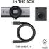 Logitech MX Brio Ultra HD 4K Streaming Webcam 1080p at 60 FPS USB-C Webcam Cover For Microsoft Teams, Zoom, Google Meet - Graphite Logitech MX Brio Ultra HD 4K Streaming Webcam 1080p at 60 FPS USB-C Webcam Cover For Microsoft Teams, Zoom, Google Meet - Graphite