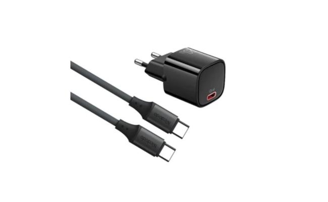 Mcdodo CH-4044 20W Charger With Type-C To Type-C Cable (Black)