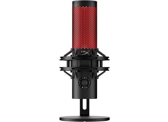HP HyperX QuadCast 2 (2024) USB Hi-Res Studio-Quality Recording MIC On-Board Controls Mic Status LED - Black