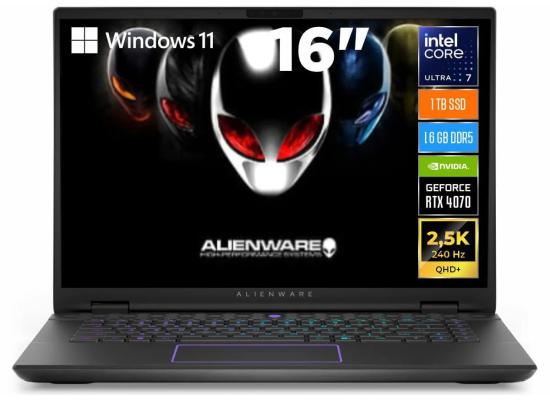 Dell Alienware m16 R2 (2024) NEW Intel Core Ultra 7 AI Boost NPU 16-Core Alienware Cryo-tech™ Thermal Technology w/ Nvidia RTX 4070 8GB & 2.5K IPS 240Hz Display