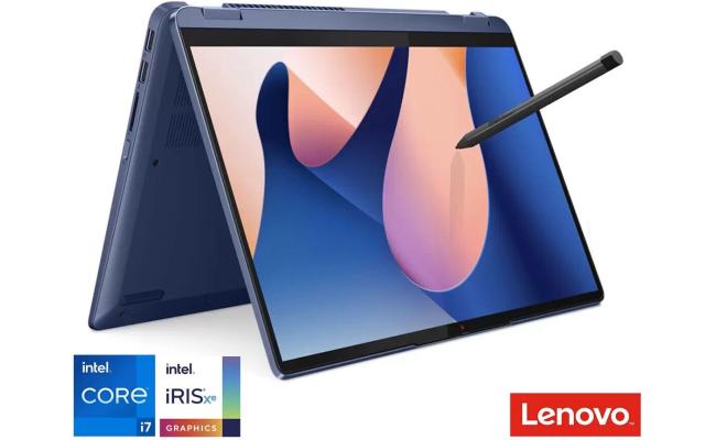Lenovo NEW Flex 7 (2023) 13Gen Intel Core i7 10-Cores 2-in-1 Touch Display w/ 2.2K IPS Display - Stone Blue