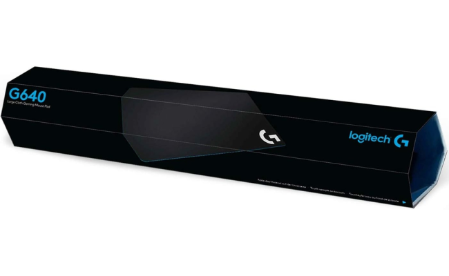 Logitech G640 Large Cloth Gaming Mouse Pad, Optimized for Gaming Sensors, Moderate Surface Friction, Non-Slip Mouse Mat - Black Logitech G640 Large Cloth Gaming Mouse Pad, Optimized for Gaming Sensors, Moderate Surface Friction, Non-Slip Mouse Mat - Black