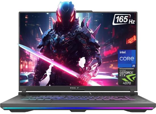 ASUS NEW ROG Strix G16 (2024) G614JI 13Gen Intel Core i9 13980HX 24-Cores w/ Nvidia RTX 4070 8GB DDR6 & 16" IPS 165Hz Display - Eclipse Gray