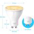 TP-Link Tapo L610 Smart Led Bulbs Dimmable LED Spotlight Bulbs 2700K Warm Light GU10 Lamp Base Remote Control Works with Alexa & Google Home No hub required