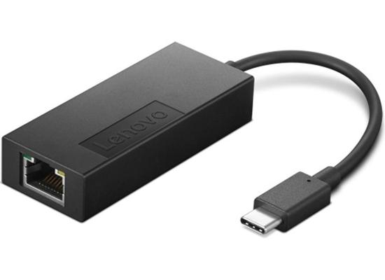 Lenovo USB-C to 2.5G Ethernet Adapter LEDs on RJ45 Support PXE Boot Wake-On-LAN - Black
