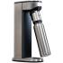 DrinkMate LUX Stainless Steel (Premium Kit) Water & Soda Machine Carbonates Any Drink , Cylinder Included - Silver