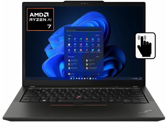 Lenovo ThinkPad X13 Gen 4 NEW AMD Ryzen 7 Pro 7Gen 8-Core AMD Ryzen™ AI w/ DDR5 Memory & Touch Screen - Thunder Black