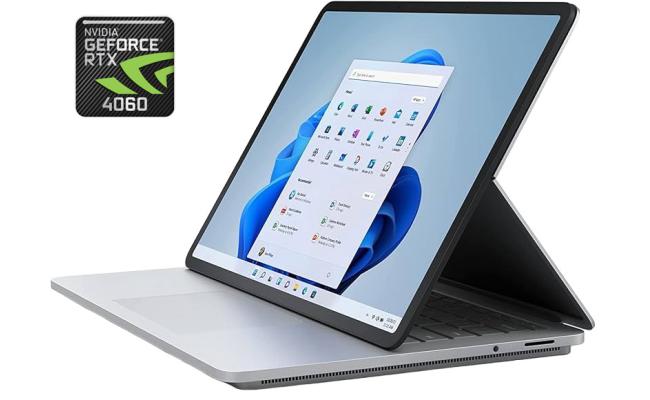 Microsoft Surface Laptop Studio 2 (2023) 13Gen Intel Core i7 13700H 14-Cores w/ 2.4K 120Hz Touch Screen & NVIDIA RTX 4060 8GB - Platinum
