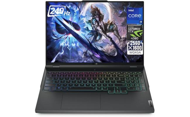 Lenovo Legion Pro 7 Gen 9 (2024) 14Gen Intel Core i9 14900HX 24-Cores w/ Nvidia RTX 4080 12GB DDR6 & 16" 2.5K IPS 240Hz Display - Eclipse Black