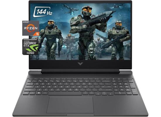 Victus by HP (2024) 15-fb2082 NEW 8Gen AMD Ryzen 5 6-Cores w/ Nvidia RTX 4050 6GB & 144Hz Display (Customized) - Mica Silver