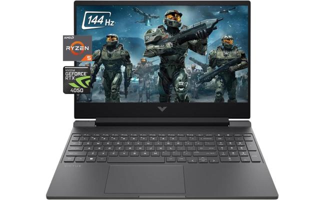 Victus by HP (2024) 15-fb2082 NEW 8Gen AMD Ryzen 5 6-Cores w/ Nvidia RTX 4050 6GB & 144Hz Display (Customized) - Mica Silver
