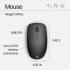 HP 235 Wireless Mouse and Keyboard Combo 2.4GHz Long Battery Life Durable & Low-Noise Design Windows & Mac OS Adjustable 1600 DPI Arabic / English Layout - Black