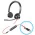 Poly Blackwire 3325 Wired Dual-Ear Boom Mic USB C & USB-A & 3.5mm Noise-Canceling Mic For PC & Mac & Mobile Works with Teams (Certified) Poly Blackwire 3325 Wired Dual-Ear Boom Mic USB C & USB-A & 3.5mm Noise-Canceling Mic For PC & Mac & Mobile Works with Teams (Certified)