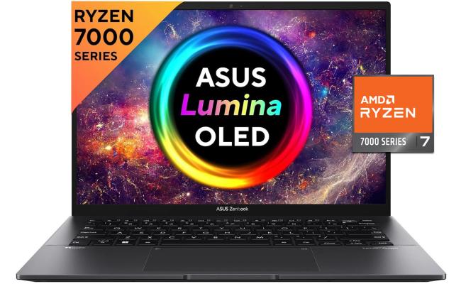 ASUS Zenbook 14 OLED (2024) UM3402YA NEW 7Gen AMD Ryzen 7 8-Cores Thin & Light w/ 2.8K OLED Touch Display & All-Day Battery Life ASUS Zenbook 14 OLED (2024) UM3402YA NEW 7Gen AMD Ryzen 7 8-Cores Thin & Light w/ 2.8K OLED Touch Display & All-Day Battery Life