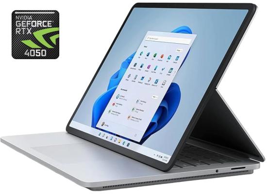 Microsoft Surface Laptop Studio 2 (2023) 13Gen Intel Core i7 13700H 14-Cores w/ 2.4K 120Hz Touch Screen & NVIDIA RTX 4050 6GB - Platinum