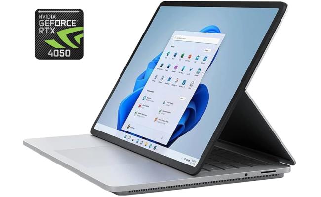 Microsoft Surface Laptop Studio 2 (2023) 13Gen Intel Core i7 13700H 14-Cores w/ 2.4K 120Hz Touch Screen & NVIDIA RTX 4050 6GB - Platinum