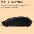 HP 150 Wired Mouse- Elegant Ergonomic Design 1600 DPI Optical Tracking USB Plug & Play - Black