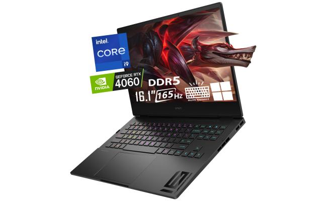 HP OMEN 16 (2023) 16-wf0083dx NEW 13Gen Intel Core i9 24-Cores w/ Nvidia RTX 4060 8GB & 16" IPS 165Hz Display - Shadow Black