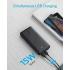 Anker 325 PowerCore 20K Portable Fast Charger Power Bank 20,000mAh PowerIQ Technology & USB-C (Recharging Only) Dual Output - Black