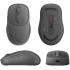 Lenovo Xiaoxin XM300 Rechargable Bluetooth Wireless PLUS Mouse with Silent Function Bluetooth 3.0/5.0 380mAH Lithium Battery Type-C - Gray