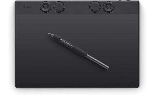 Wacom Intuos Pro (2025) Drawing Tablet, Medium 291 x 206 mm Wireless Graphics Art Tablet with Pro Pen 3 & Touch Ring, Digital Drawing Pad for Mac and Windows PC