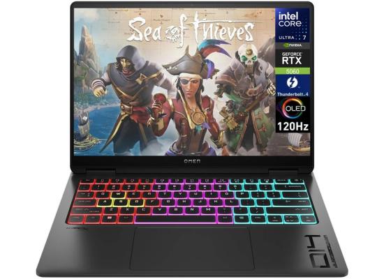 HP OMEN Transcend 14 (2025) 14-fb1013dx NEW Intel Core Ultra 7 Gen II 255H 16-Cores w/ NVIDIA RTX™ 5060 8GB DDR7 & 3K OLED 120Hz Display , Shadow Black