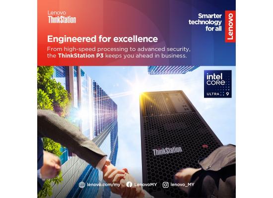 Lenovo ThinkStation P3 Tower Workstation Gen 2 (2025) NEW Intel® Ultra 9 Gen II 285K 24-Cores AI-Optimized Performance , ISV Certified , Elite-Level Performance w/ Upgradable Graphic Card & 3 Years Warranty  - Black