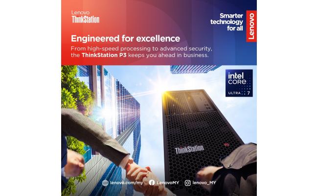 Lenovo ThinkStation P3 Tower Workstation Gen 2 (2025) NEW Intel® Ultra 7 Gen II 265K 20-Cores AI-Optimized Performance , ISV Certified , Elite-Level Performance w/ Upgradable Graphic Card & 3 Years Warranty  - Black