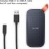 SanDisk 2TB Portable SSD - Up to 800MB/s, USB-C, USB 3.2 Gen 2, Updated Firmware - External Solid State Drive SanDisk 2TB Portable SSD - Up to 800MB/s, USB-C, USB 3.2 Gen 2, Updated Firmware - External Solid State Drive