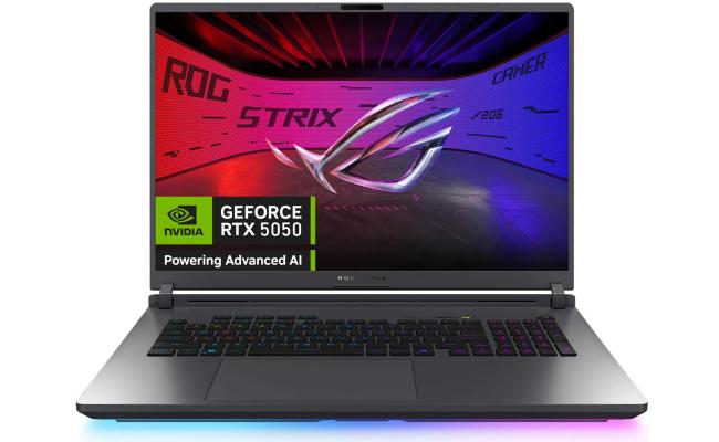 ASUS ROG Strix G18 (2025) G815JHR 14Gen Intel Core i7 14650HX 16-Cores w/ Nvidia RTX 5050 8GB DDR7 & 18" IPS 144Hz Display - Eclipse Gray