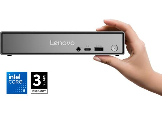 Lenovo ThinkCentre Neo 50q Gen 5 (2025) Tiny PC Intel® Core 5 210H 8-Cores High-Performance Processor w/ Wireless & Bluetooth - Black
