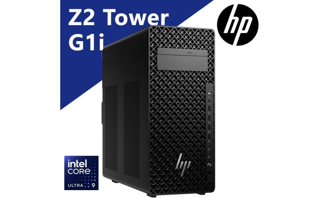 HP Z2 Tower G1i Tower Workstation (2025) NEW Intel® Ultra 9 Gen II 285 vPro 24-Cores AI-Optimized Performance , ISV Certified , Secure, Durable & Reliable w/ Upgradable Graphic Card - Black