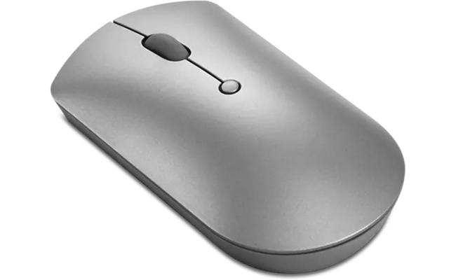 Lenovo 600 Bluetooth Silent Mouse, Blue Optical Sensor, Adjustable DPI, 4 Button, Microsoft Swift Pair, Windows, Chrome, Gray Lenovo 600 Bluetooth Silent Mouse, Blue Optical Sensor, Adjustable DPI, 4 Button, Microsoft Swift Pair, Windows, Chrome, Gray