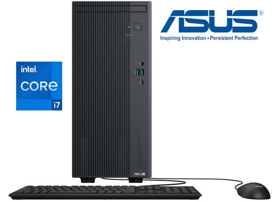 ASUS ExpertCenter P500 Mini Tower Exceptional Value & Performance For Businesses 13GEN Intel Core i7 10-Cores w/ Wireless & Bluetooth - Black