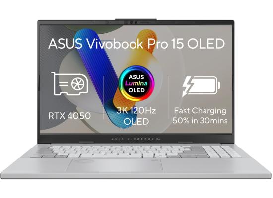 ASUS Vivobook Pro 15 (2025) N6506CU Intel® Ultra 7 Gen II 255H HIGH Performance AI Boost NPU 16-Core For Creative Pro & Gaming Pro w/ Nvidia RTX 4050 6GB & 3K OLED 120Hz Display