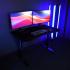 Arozzi Arena Small Curved Gaming and Office Desk with Full Surface Water Resistant and Washable Mouse Pad, 2 Monitor Mount Cut-Outs, and Built-In Cable Management , Pure Black Arozzi Arena Small Curved Gaming and Office Desk with Full Surface Water Resistant and Washable Mouse Pad, 2 Monitor Mount Cut-Outs, and Built-In Cable Management , Pure Black
