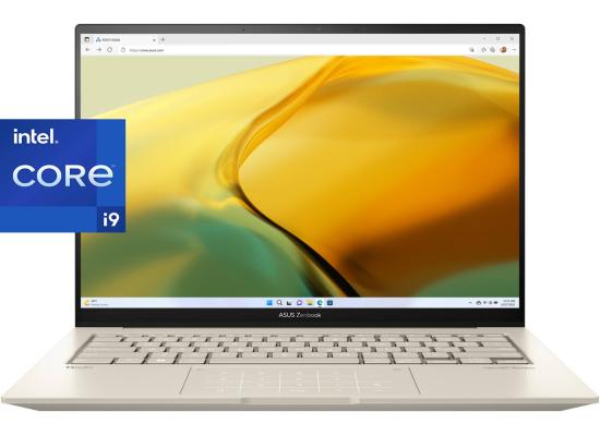 ASUS Zenbook 14X OLED (2023) UX3404VA 13Gen Intel Core i9 13900H 14-Cores Powerful. Portable. Incredible w/ 2.8K OLED 120Hz Display , Sandstone Beige