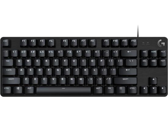 Logitech G413 TKL SE Mechanical Gaming Keyboard - Compact Backlit Keyboard with Tactile Mechanical Switches, Anti-Ghosting, Compatible with Windows, macOS - Black Aluminum