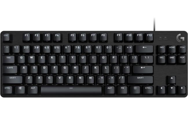 Logitech G413 TKL SE Mechanical Gaming Keyboard - Compact Backlit Keyboard with Tactile Mechanical Switches, Anti-Ghosting, Compatible with Windows, macOS - Black Aluminum