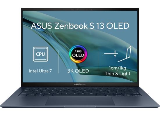 ASUS Zenbook S 13 OLED (2024) UX5304MA Intel Core Ultra 7 12-Cores w/ Super-Light 1KG & 3K OLED Display , Ponder Blue
