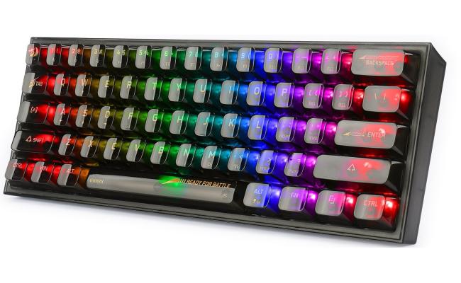 Redragon K617CTB-RGB 60% Wired RGB Gaming Keyboard, 61 Keys Compact Full-Transparent Mechanical Keyboard - Black Redragon K617CTB-RGB 60% Wired RGB Gaming Keyboard, 61 Keys Compact Full-Transparent Mechanical Keyboard - Black