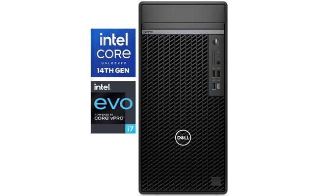 Dell OptiPlex Plus 7020 (2024) 14Gen Intel Core i7 vPro 20-Cores Tower w/ DDR5 Memory & 1 Year Warranty - Black