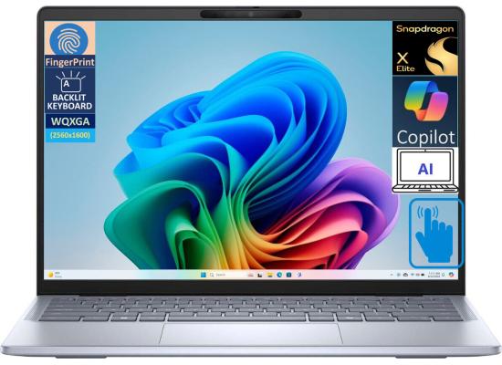 Dell Latitude 7455 (2024) Power your workflow with AI PC NEW Snapdragon X Elite 12-Cores AI-Powered w/ Long Battery Life & IPS 2.5K Touch Screen , Gray